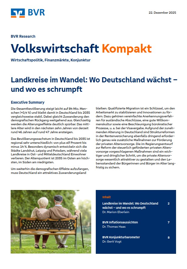 22. Dezember 2025: Landkreise im Wandel: Wo Deutschland wächst –  und wo es schrumpft 
